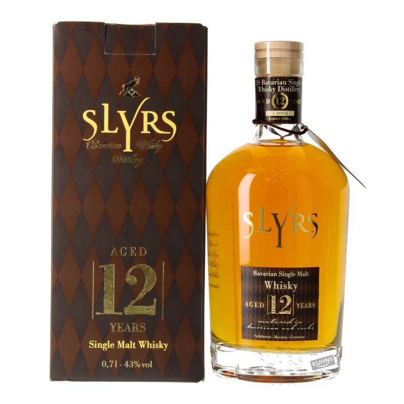 Slyrs 12 Jahre Single Malt 0,7l, alc. 43 Vol.-%