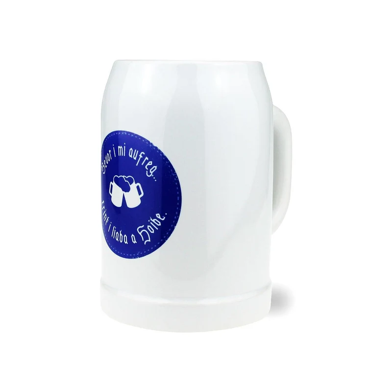 Bierkrug "bevor i mi aufreg"