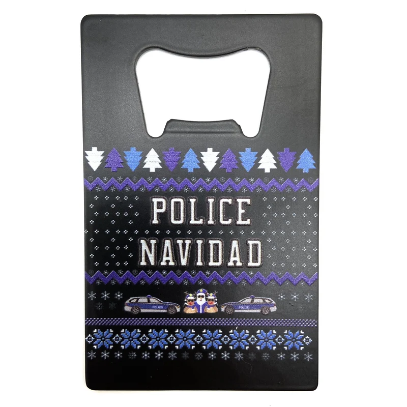 Police Navidad Flaschenöffner