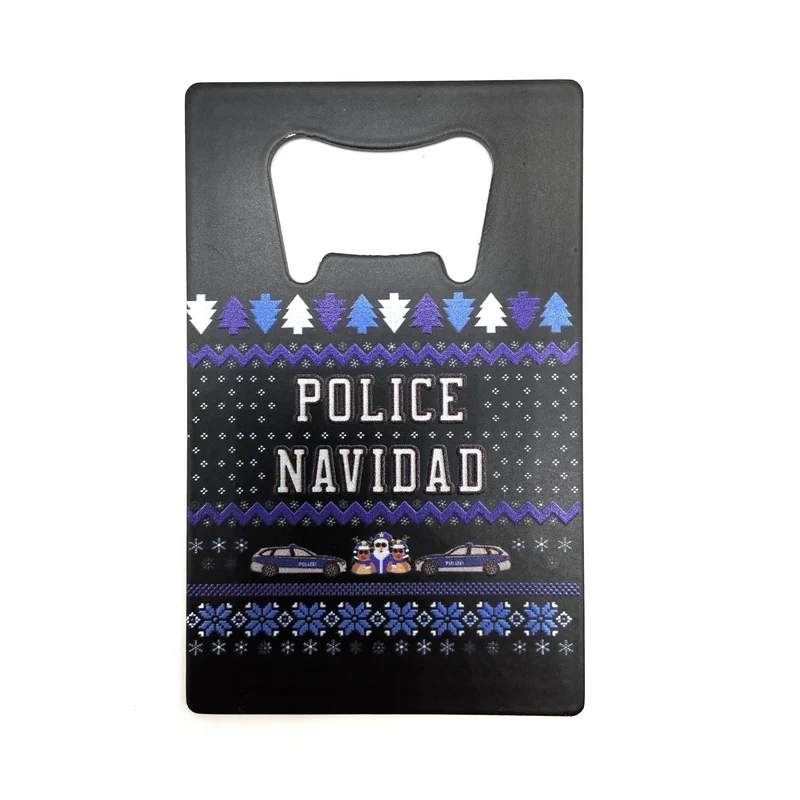 Police Navidad Flaschenöffner
