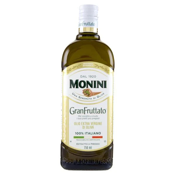 MONINI SELEZIONE ITALIANA GRANFRUTTATO OLIO EXTRA VERGINE DI OLIVA 100% ITALIANO 750cl