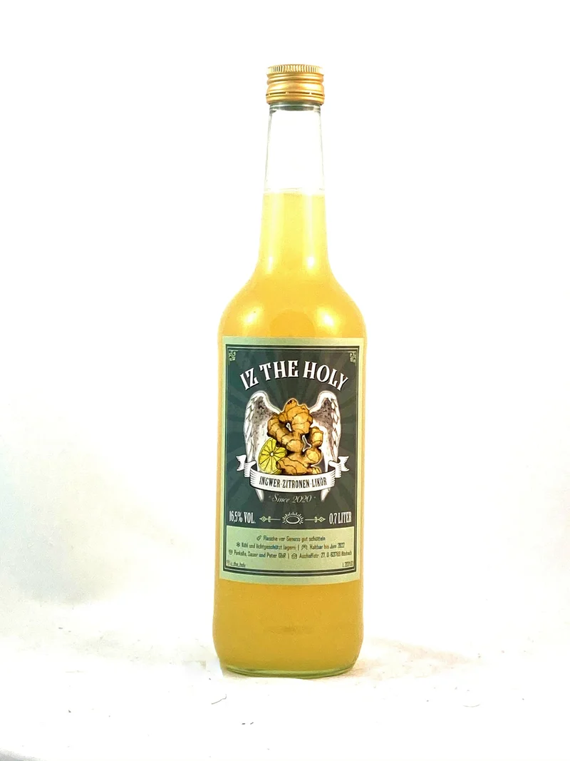 IZ The Holy 0,7l alc. 16,7 Vol.-%, Ingwer-Zitronen-Likör