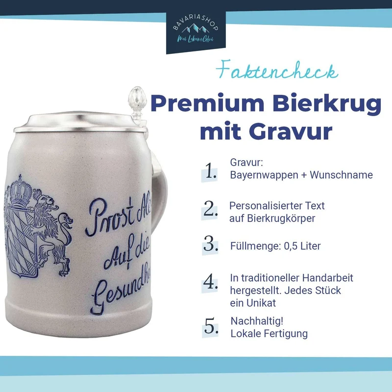 PREMIUM Bierkrug "Bayern"