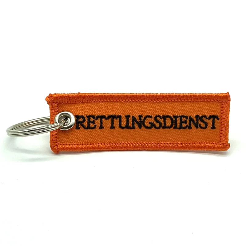 Rettungsdienst Schlüsselanhänger Textil