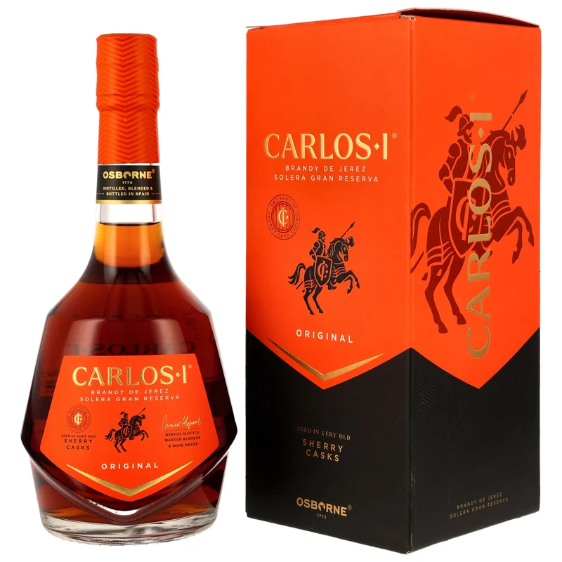 Carlos I Brandy de Jerez Solera Gran Reserva 0,7l alc. 40 Vol.-%