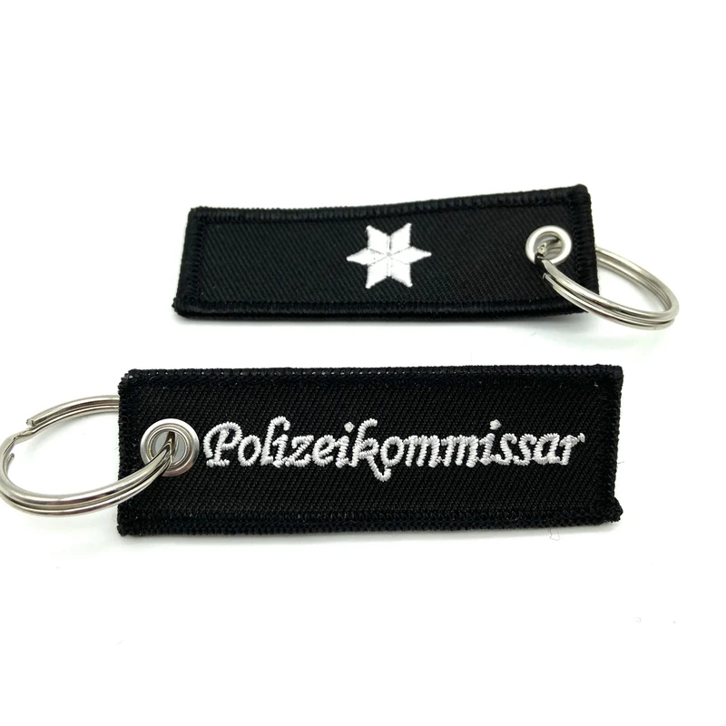 Dienstgrad Schlüsselanhänger Textil
