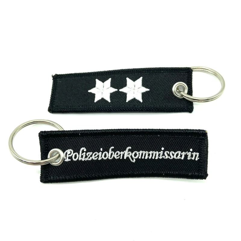 Dienstgrad Schlüsselanhänger Textil