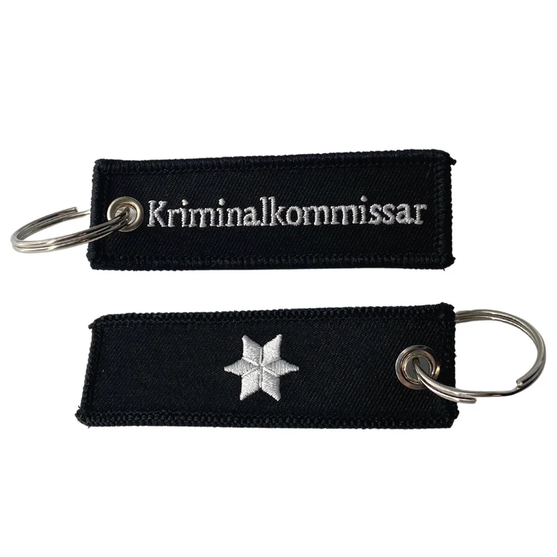Dienstgrad Schlüsselanhänger Textil