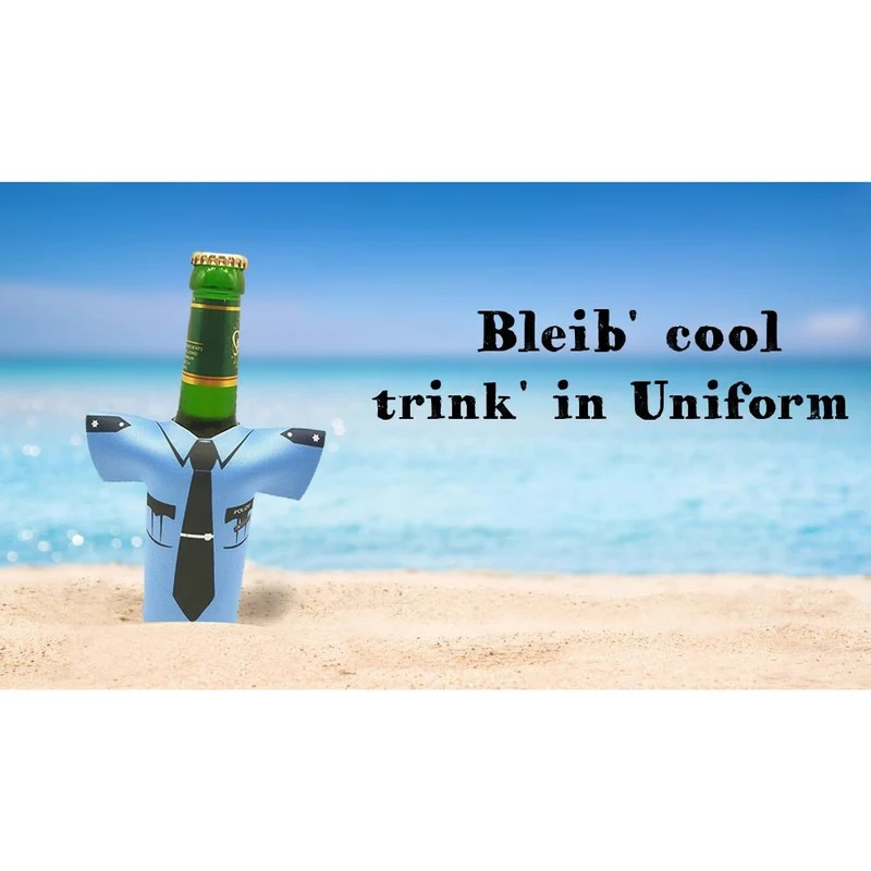 Polizei Uniform Drink Cooler
