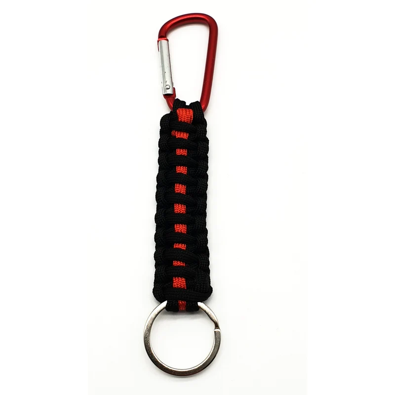 Thin Red Line Paracord Schlüsselhalter