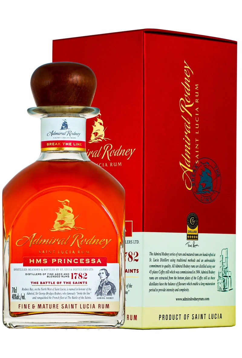 Admiral Rodney HMS Princessa 0,7l, alc. 40 Vol.-%, Rum St. Lucia