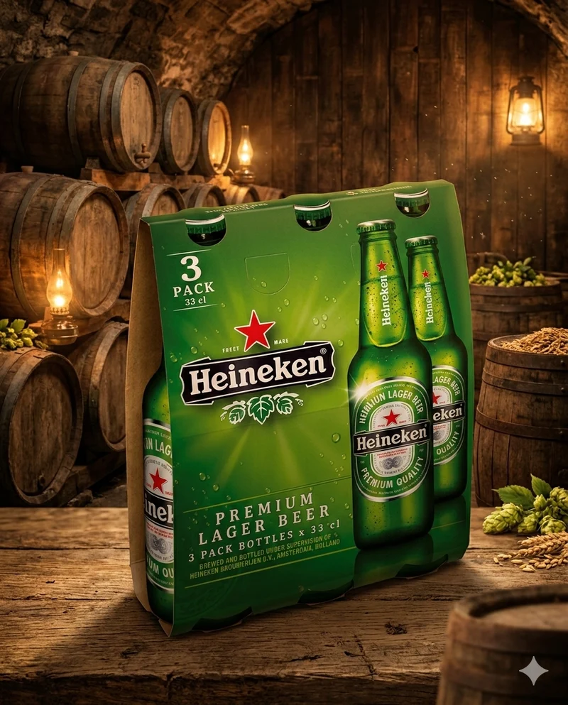 Birra Heineken 3×33cl