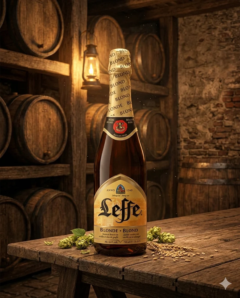 Birra Leffe Blonde-Blond 75cl