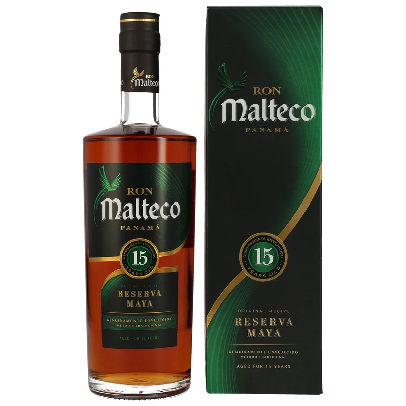 Malteco Rum 15 Jahre Reserva Maya 0,7l alc. 40 Vol.-%, Rum Panama