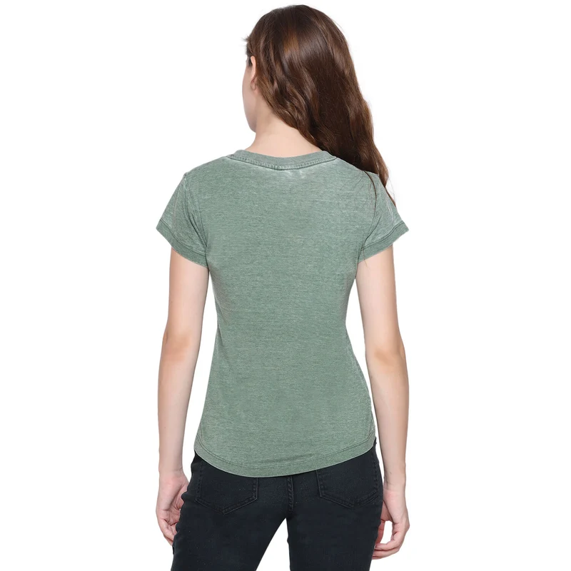 Women's Limited Vintage Edition Ireland T-shirt Burnout Green