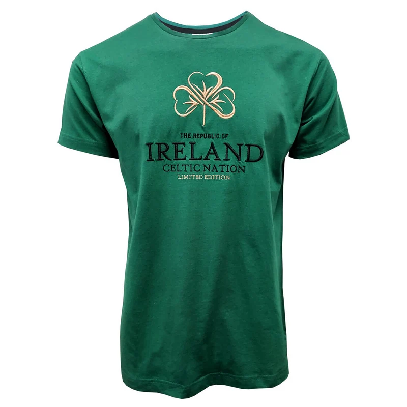 Unisex Shamrock Foil T-Shirt Green