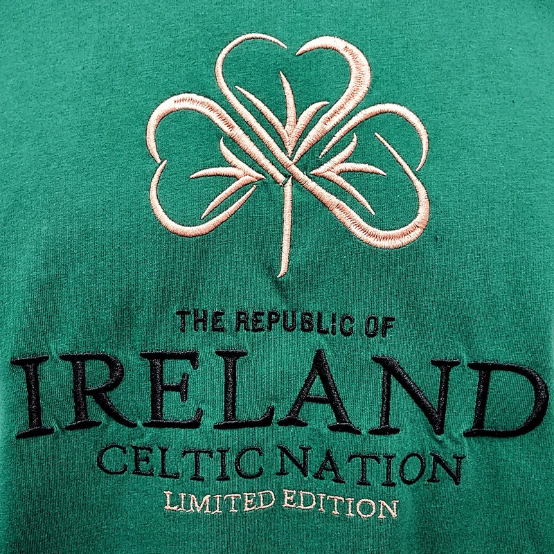 Unisex Shamrock Foil T-Shirt Green