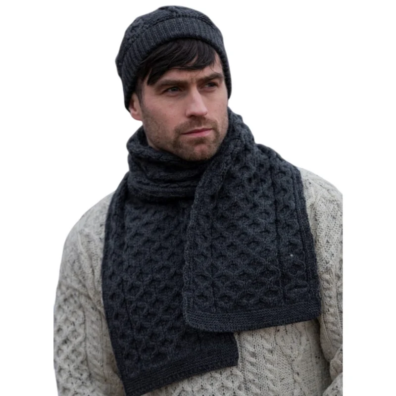 Merino Wool Honeycomb Charcoal Hat