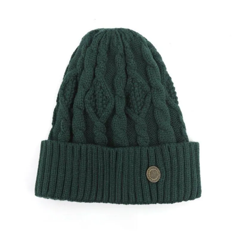 Celtic Weave Unisex Beanie Green