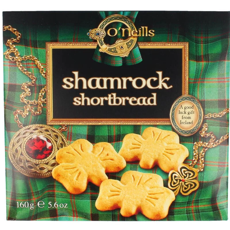 O'neill's Shamrock Shaped Shortbread 160g