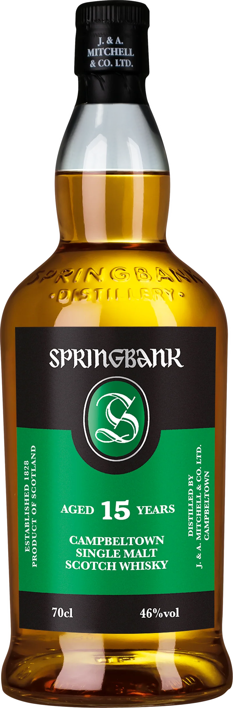 Springbank 15 Jahre 0,7l, alc. 46 Vol.-%