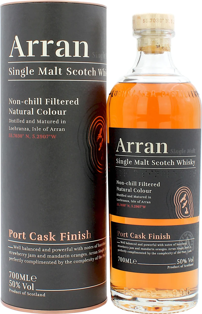 Arran Port Cask Finish 0,7l, alc. 50 Vol.-%