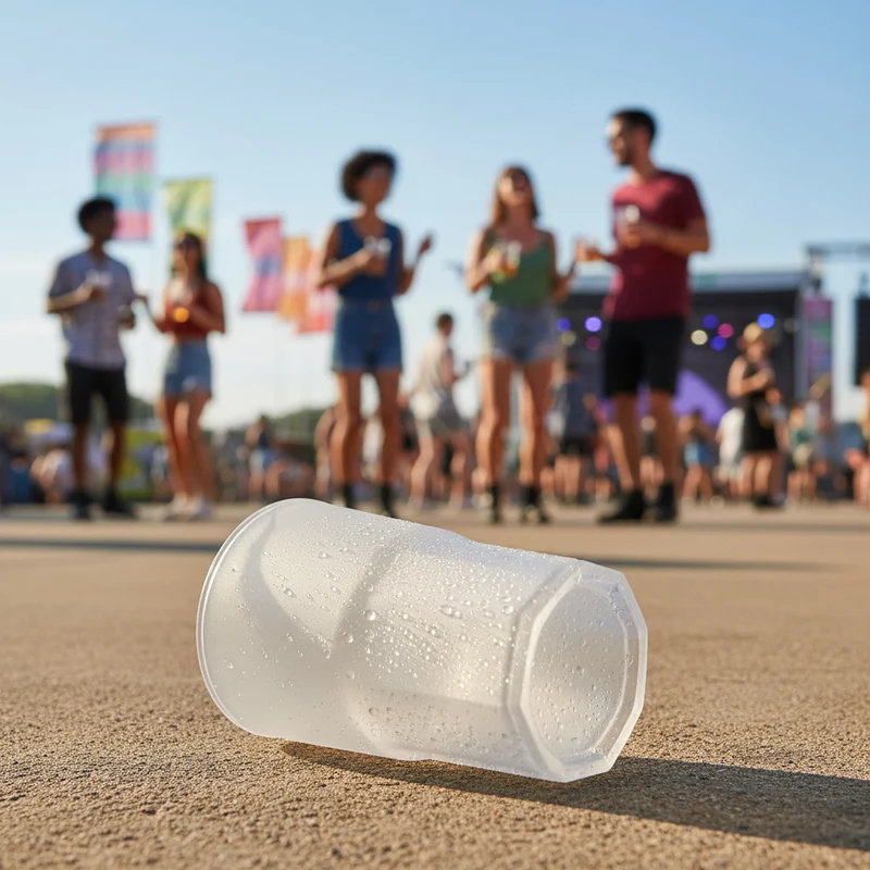 Cocktailbecher Granity satiniert 0,3L | Kunststoff PP Mehrweg