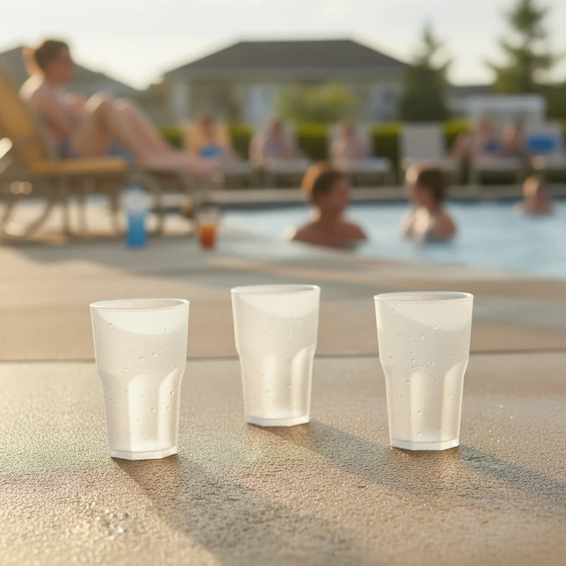 Cocktailbecher Granity satiniert 0,3L | Kunststoff PP Mehrweg