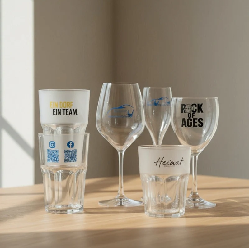 Cocktailbecher Granity Frost Optik 0,3L | Kunststoff | 5er Set