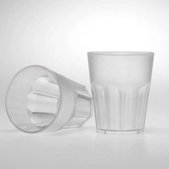 Kunststoffbecher Rox satiniert 0,2L PP | 8- er Set
