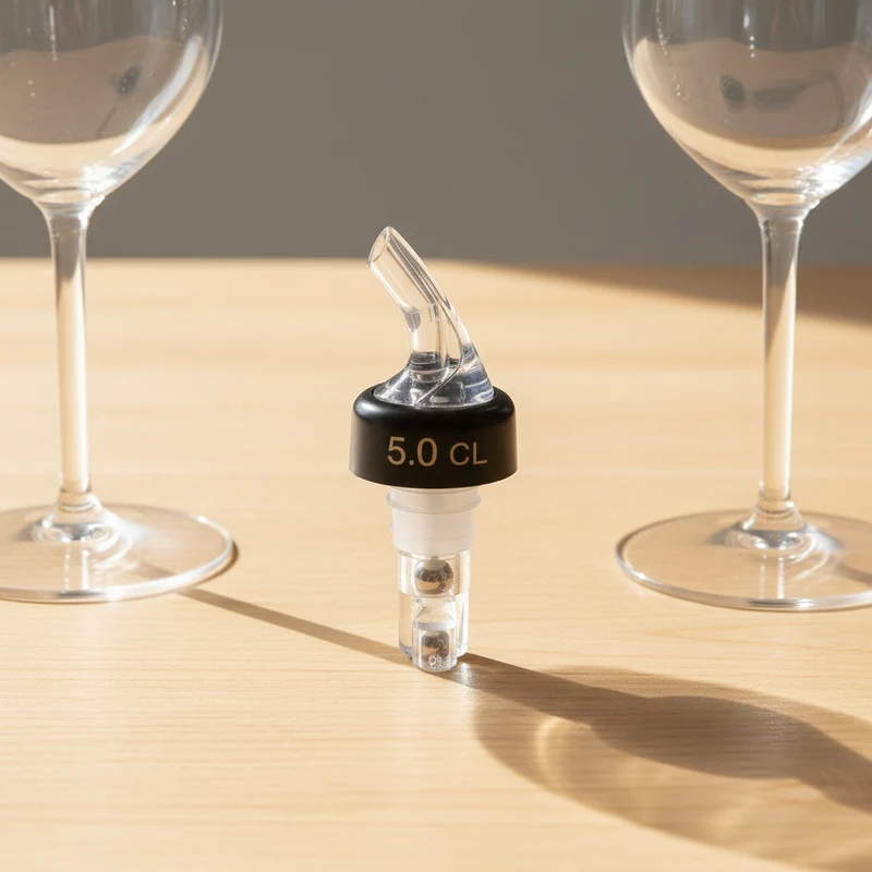 Kunststoffglas Aperolglas 2-er Set mit 5 cl Dosierer