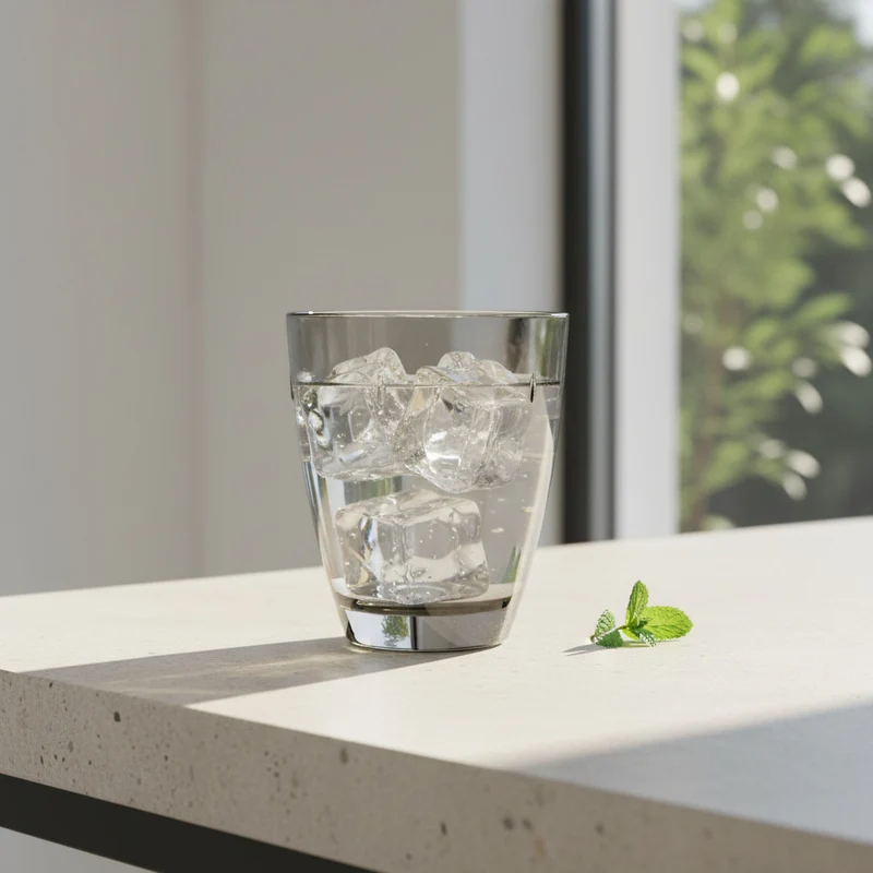 Kunststoffglas Drop | 0,3L rauchfarben | 2-er Set