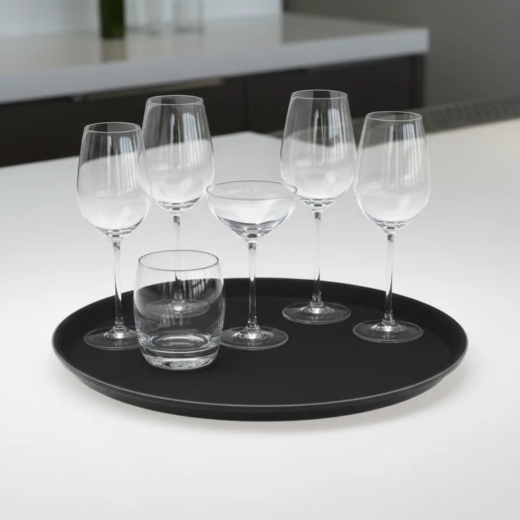 Serviertablett Kunststoff Fiberglas mit Beschichtung | Anti Rutsch |