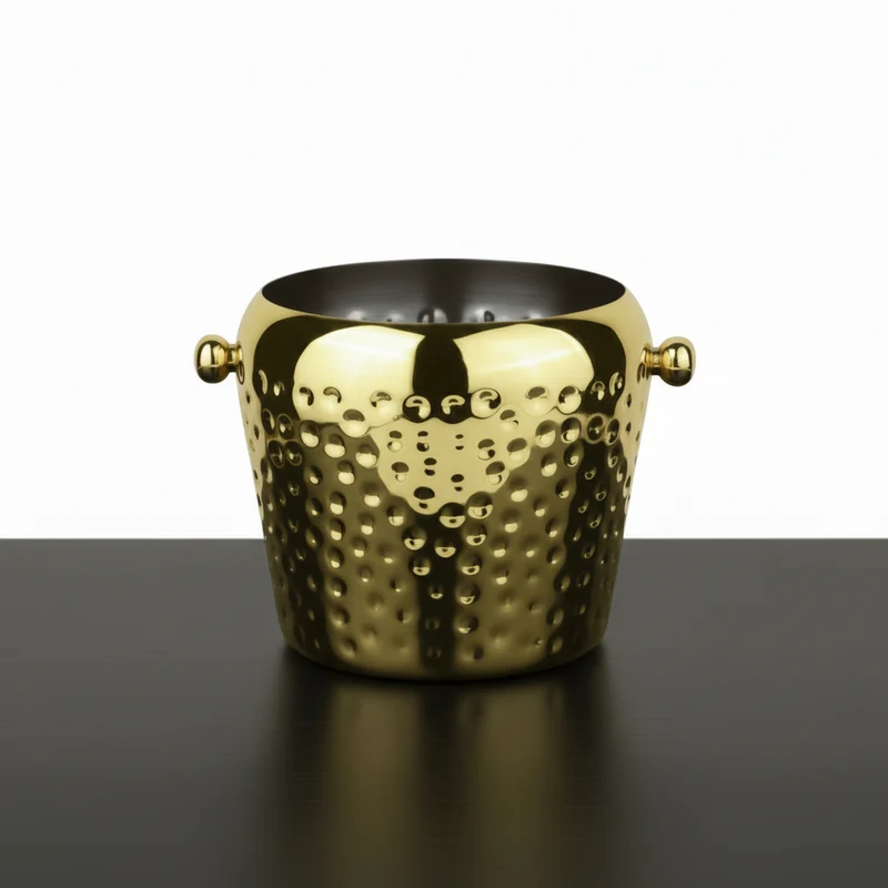 Eiswürfelbehälter Golden Globe | Metall | 2 Liter