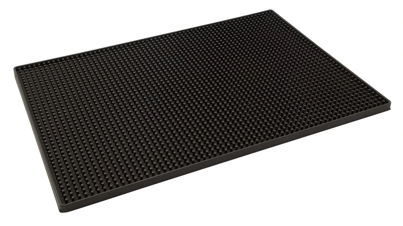 Barmatte eckig robuster Gummi, 40x30 cm