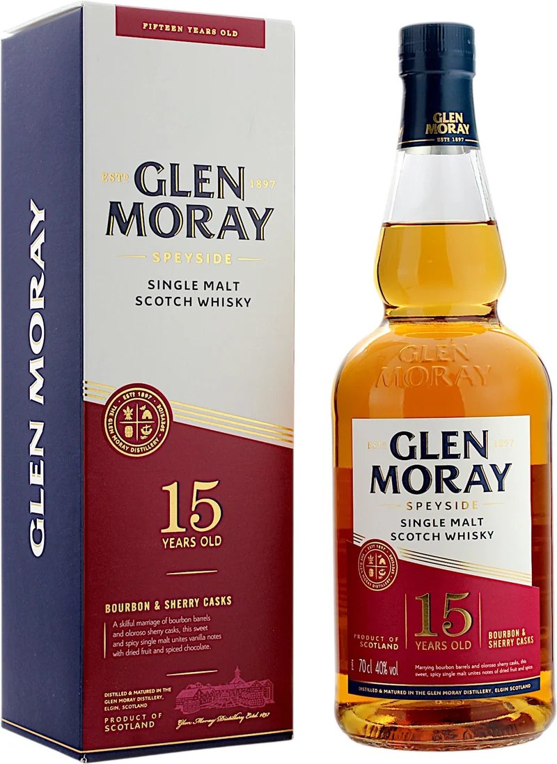 Glen Moray 15 Jahre 0,7l, alc. 40 Vol.-%