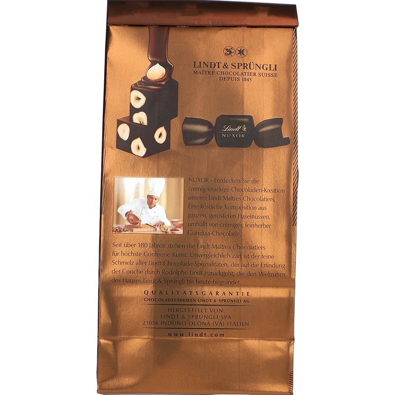 Lindt Nuxor Beutel Feinherb 103G PCK