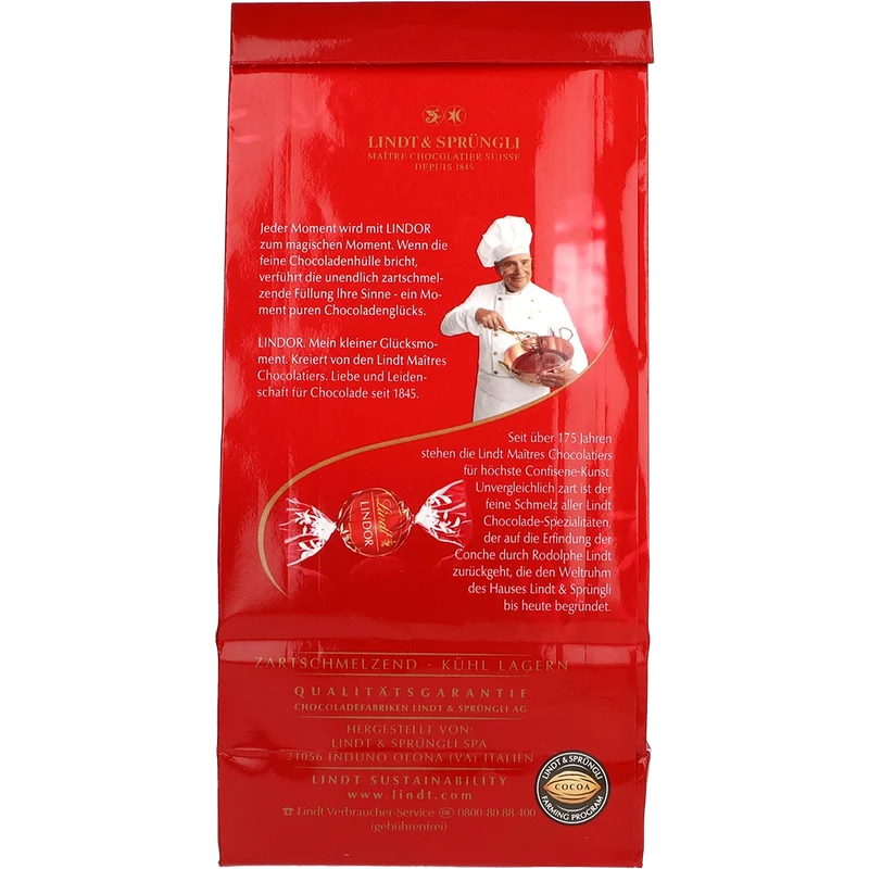 Lindt Lindor Beutel Milch 137G PCK