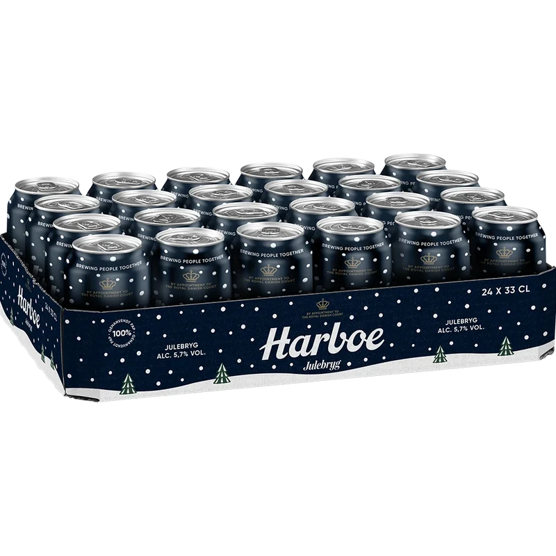 Harboe Julebryg 5,7% 24x0,33L Dose zzgl. DPG Pfand