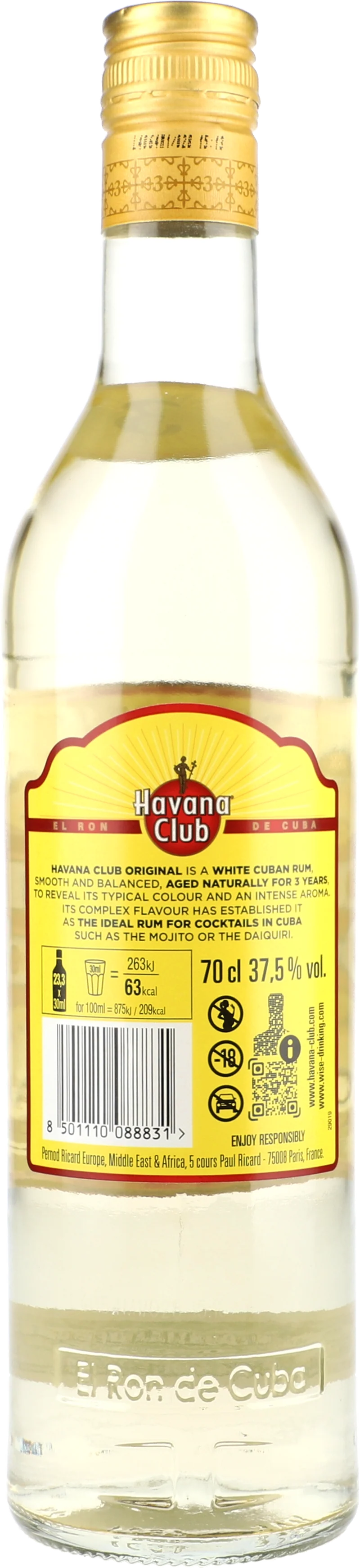 Havana Club 3y 37,5% 0,7L FL