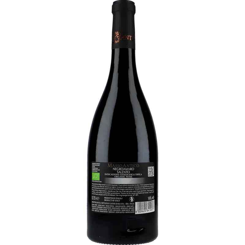 Masso Antico Negroamaro Salento Bio 14 % 0,75L FL