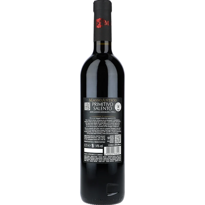 Masso Antico Primitivo Salento Appassito 14 % 0,75L FL