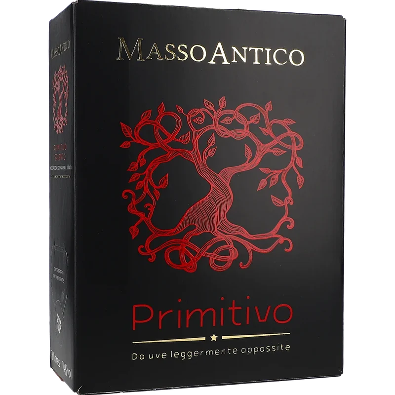 Masso Antico Primitivo Single Estate 14 % 3L BIB