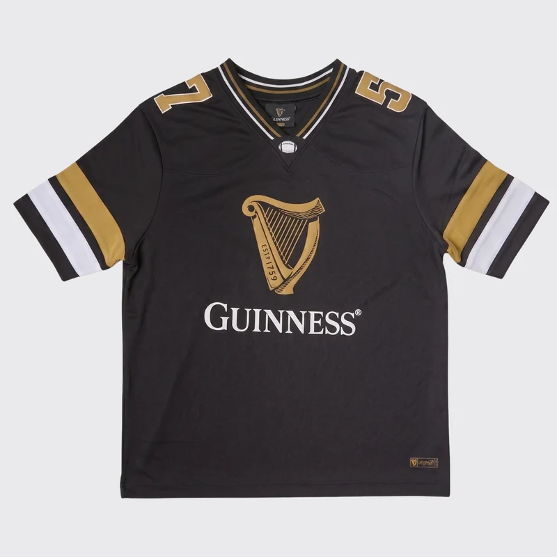 Guinness Black American Football Jersey