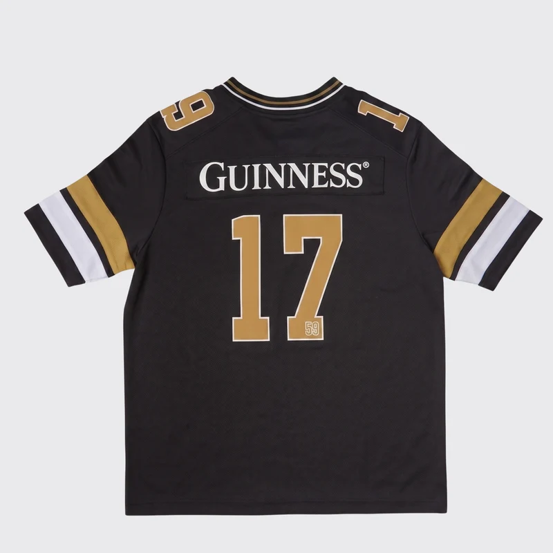 Guinness Black American Football Jersey