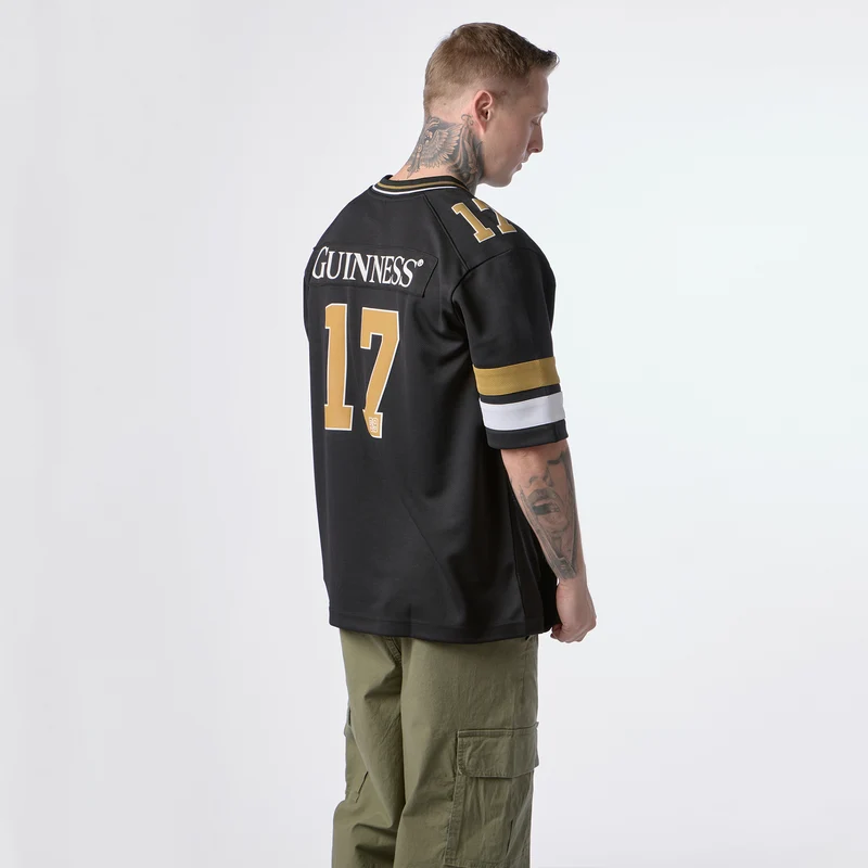 Guinness Black American Football Jersey