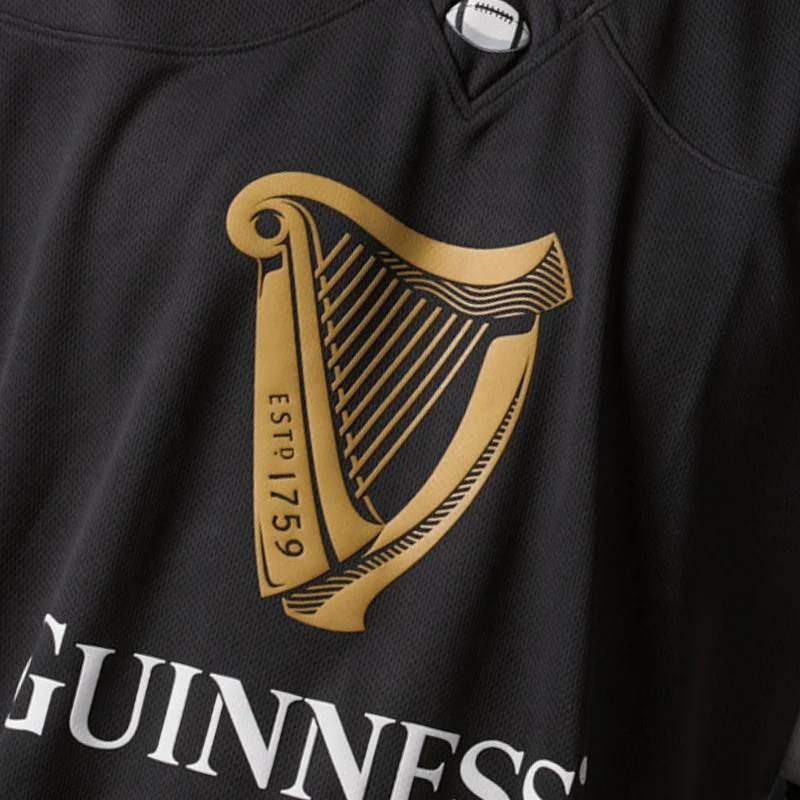 Guinness Black American Football Jersey