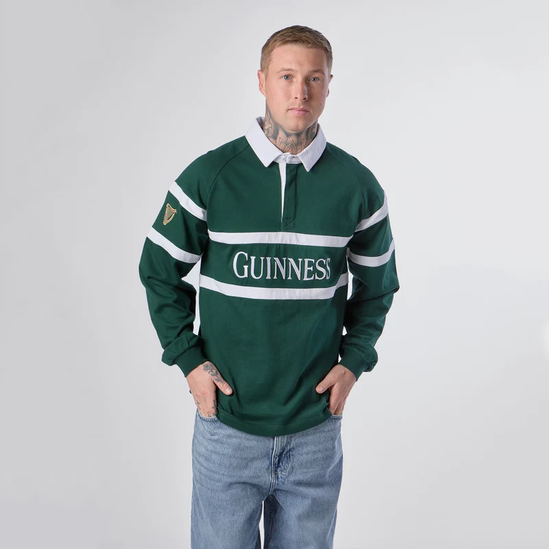 Guinness Green Traditional Rugby Jersey