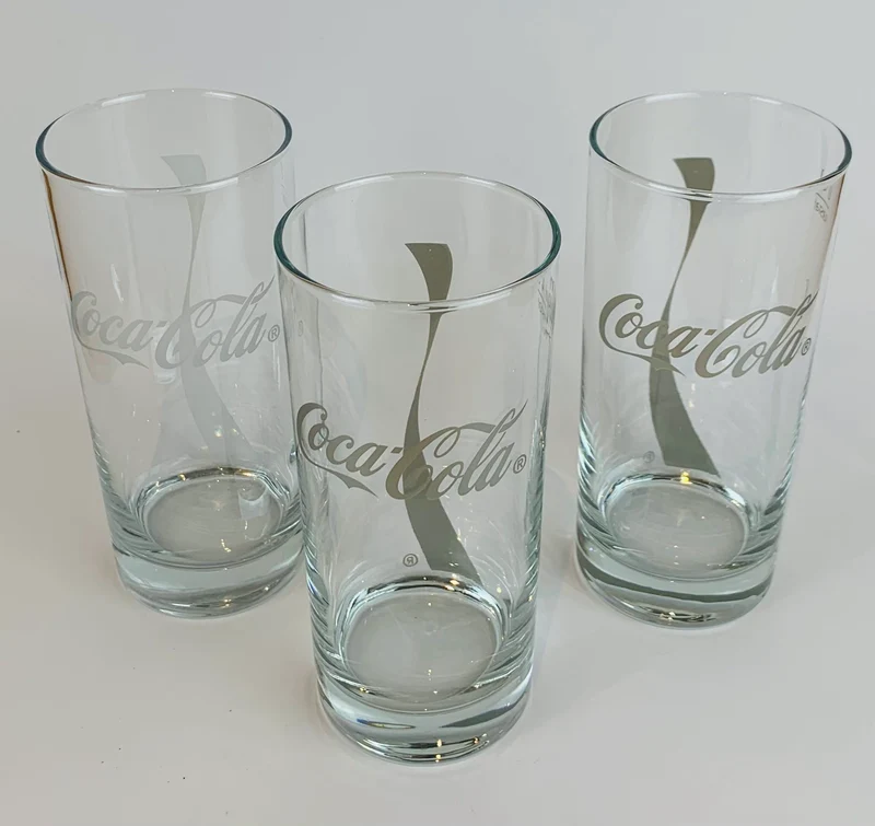 Coca Cola Gläser 0,4l Wave - (3er Set)