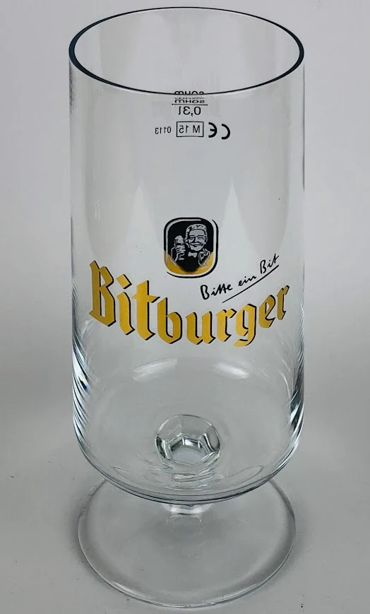 1 x Bitburger Glas 0,3l